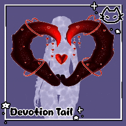 ♥️ DEVOTION TAIL ♥️ HEART TAIL ♥️ VALENTINE'S VRCHAT ASSET