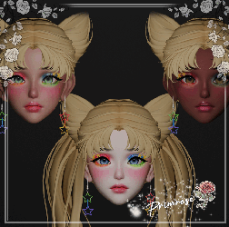 Amelia kidcore face textures