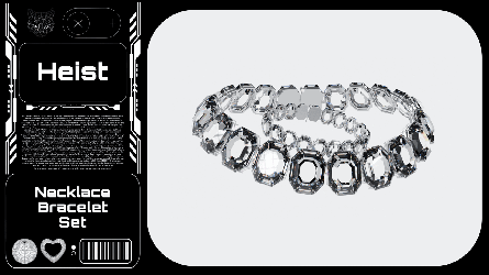 [ Heist ] 💎 Crystal Jewelry Asset Set (unisex)