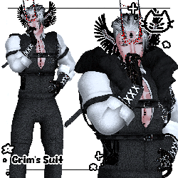 🩻 GRIM'S SUIT 🩻 AKIIBASE V1, VRBase Eboy 🩻 MALE SUIT FOR VRCHAT 🩻