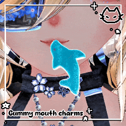 ⋆｡‧˚ʚ🦈Gummy Mouth Charms Pack!🦈ɞ˚‧｡⋆ Gummy Shark 🦈 Peach Ring 🦈 Gummy Bears 🦈 Gummy Frog 🦈 Candy fish