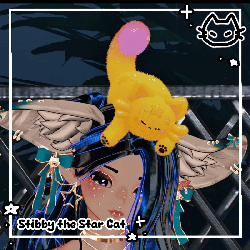 ⭐🐈Stibby the Star Cat🐈⭐ FREE ⭐ Head Cat Plushie
