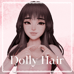 Dolly Hair (VRChat Asset)