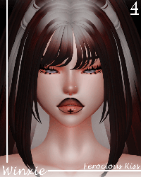 • Ferocious Kiss • Amelia Head Lip Decals • Commercial License •