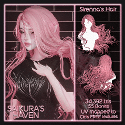 Sirenna's Hair for VRChat