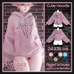 The "Comfy Cutie" Hoodie for VRChat