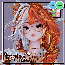 ⭐ Leelou the Star Kitty ⭐ (PC / QUEST / VRCFT / GOGO / APARTMENT ) ⭐ ⭐  ⭐
