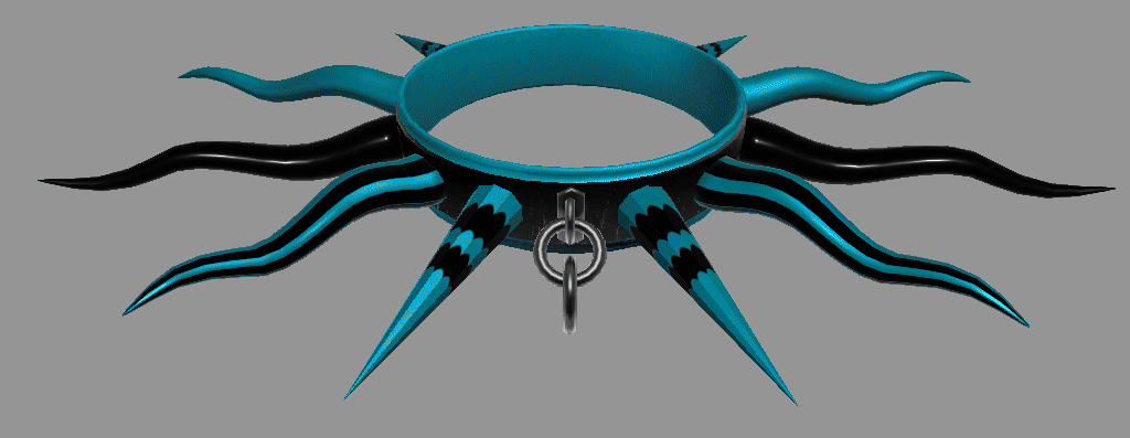 Unity material RGB kennelworks spiked jester collar