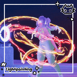 ⋆.˚✮💡 Lightpainting 💡 VrChat Flow Toy 💡 ✮.˚⋆
