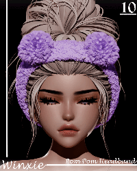 • Pom Pom Headband • VRCHat Asset • Commercial License •