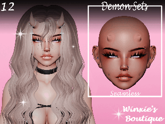 • Seamless Demon Sets • VRCHat Asset • Commercial License •