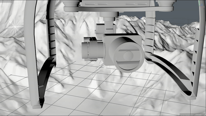 c4d dj drone animation project file download