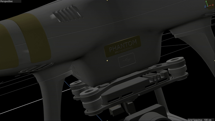 c4d dj drone animation project file download