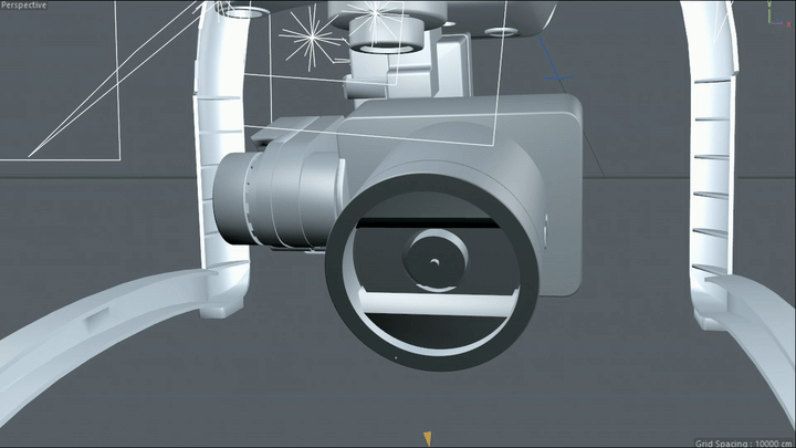 c4d dj drone animation project file download