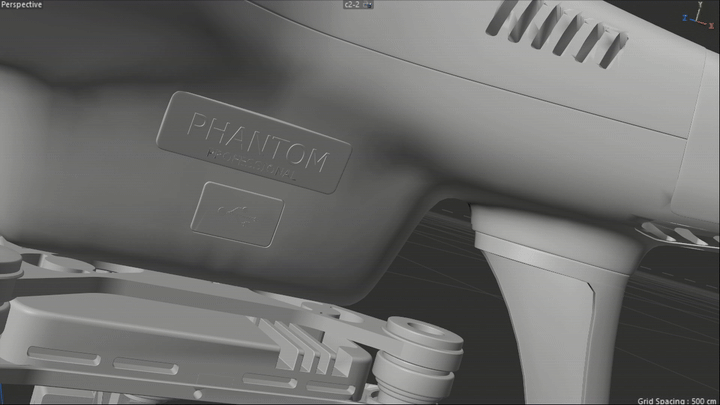 c4d dj drone animation project file download