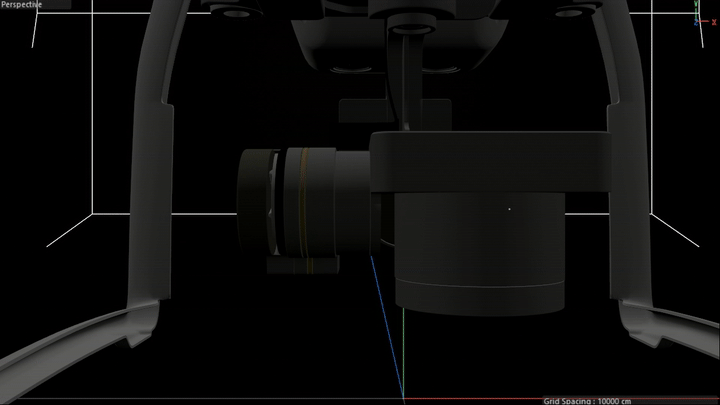 c4d dj drone animation project file download