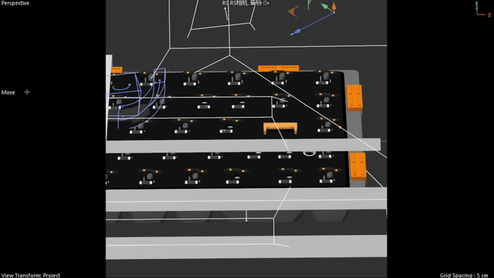 file di progetto di animazione c4d tutorial