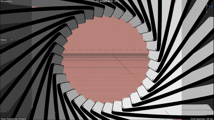 téléchargement du fichier de projet d'animation c4d et redshift