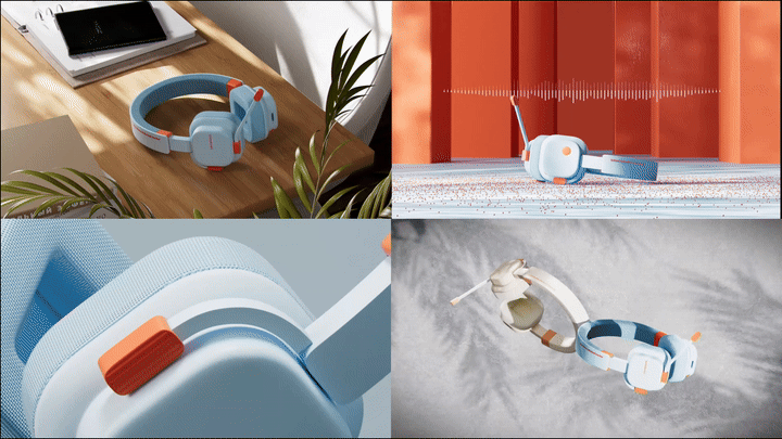 c4d headphone animation project files download