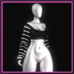 Cropped Sweater [ Multi Base Fitted ]