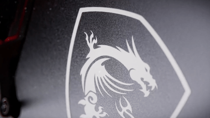 c4d MSI graphics card animation