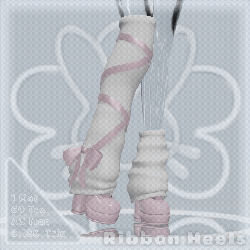 Ribbon Leg Warmer Heels