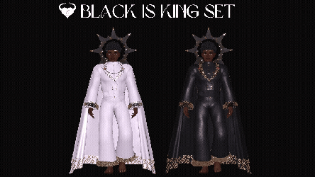 MetaVerse Gala: Black is King Set
