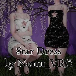 ★ ⋮ Star Cut-Out Dress ⸝⸝