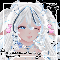 Hearts Only FREE - GM's Additional Emote System 1.5 ✧ Add in Unity OR Blender ✧ QUEST COMPATIBLE Vrchat Asset