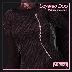 Layered Duo Shirt for VRChat