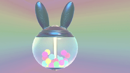 Bunny Gumball Machine