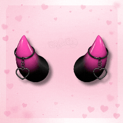 Heart chain horns