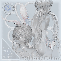 Ribbon Bunny Ears and Tail Set - Nitro