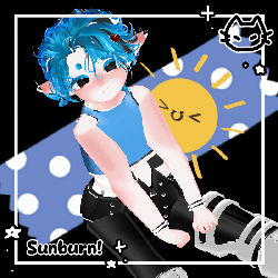 ☀️ Sunburn! ☀️GM's Chibi Base ☀️VRChat Texture