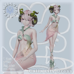 Calla Lily Dress Set - Server Free