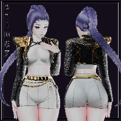 Rumi's Golden Cosplay