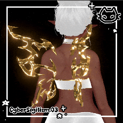𒅒 CYBERSIGILISM.03 𒅒 CYBER SIGIL WINGS 𒅒 Cyber Metal VrChat Asset