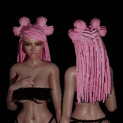Loc'd Bow Buns