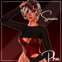 "Serrée" | Corset & Sweater for VRChat