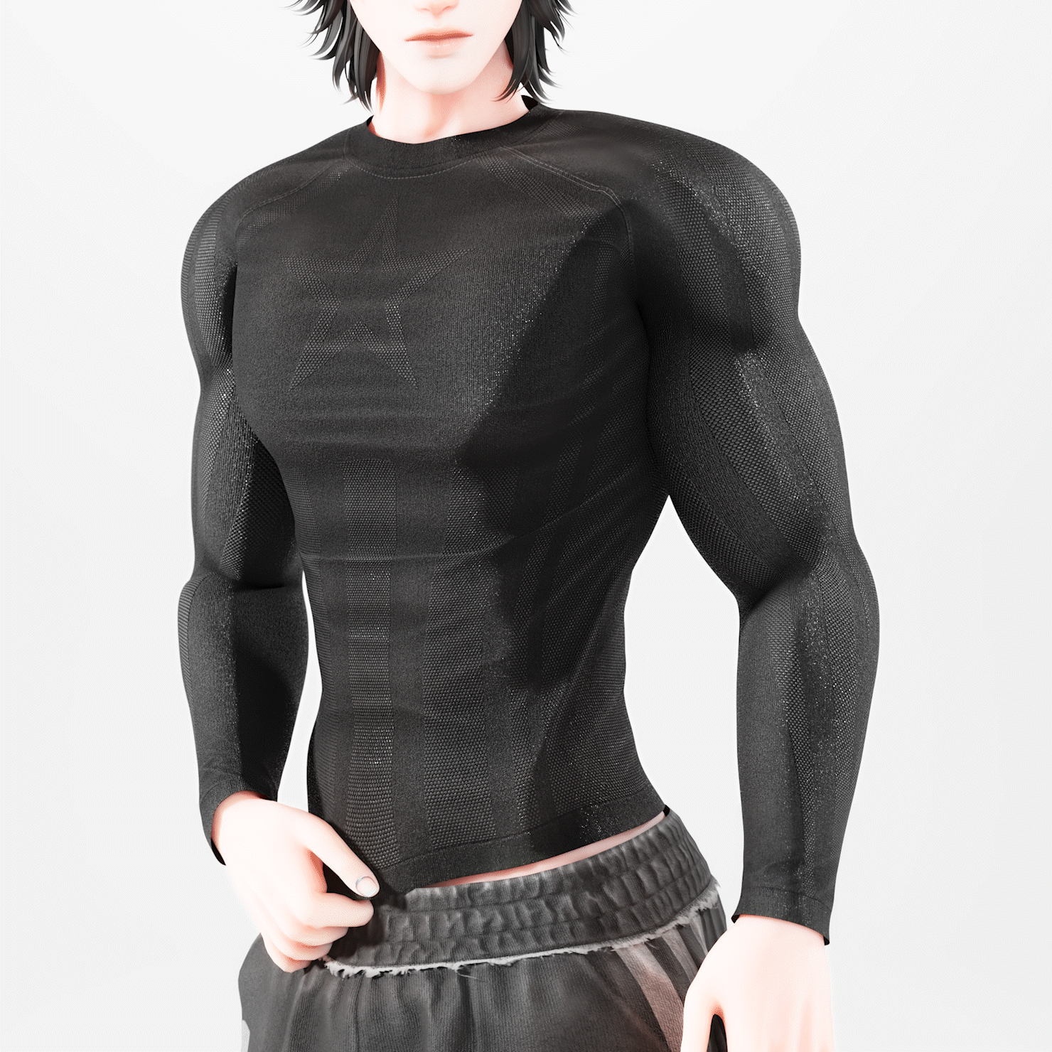 color changing compression shirt 3d