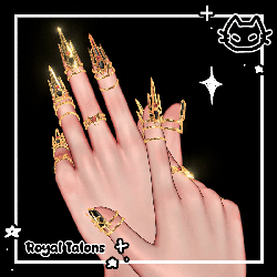 🔱 Royal Talons 🔱 VRBase Egirl & Akiibase & VRBase Eboy 🔱 Ring Set, Claw Jewelry