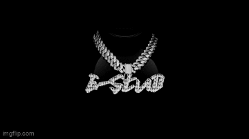 Iced out E-stud chain