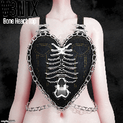 Bone Heart Top (Commercial)
