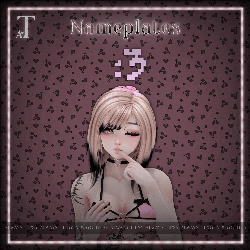 Nameplates; [ 19 Words/Server Free ] ♡