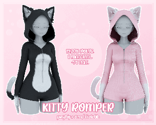 Kitty Romper [FIT, RP, E-GIRL & ANIME BASE]