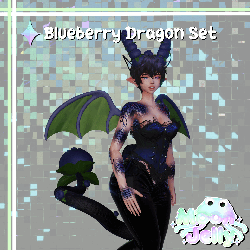 Fruity Dragons | Dragon Horns, Tail, Wings Sets