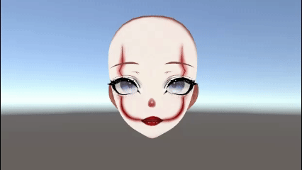 Clown makeup SET (Willa head) FREE