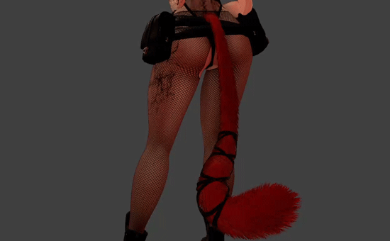 tail wag idle vrc vrchat avatar