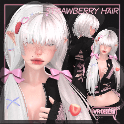 Strawberry Hair for VRChat
