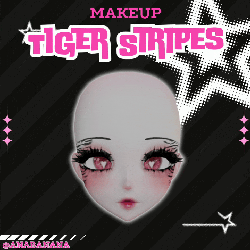 🐯 Tiger Stripes Makeup | Cici + Starlight